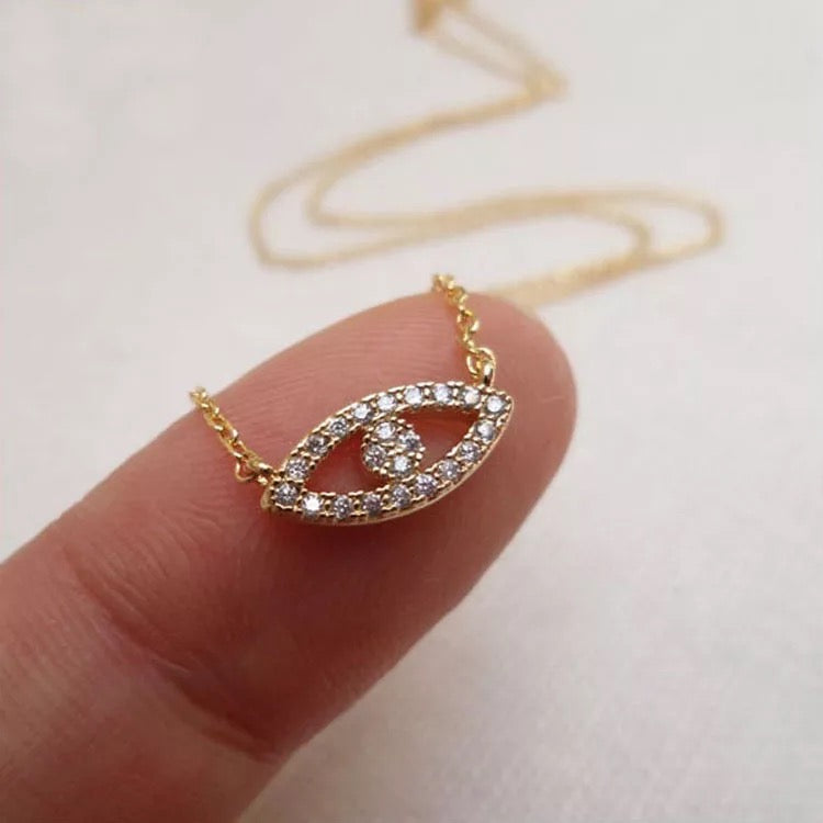 Evil Eye Ketting Zirkonia