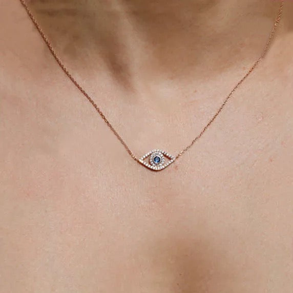 Evil Eye Ketting Zirkonia