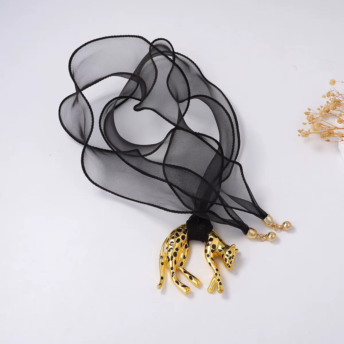 Luipaard wikkel ketting