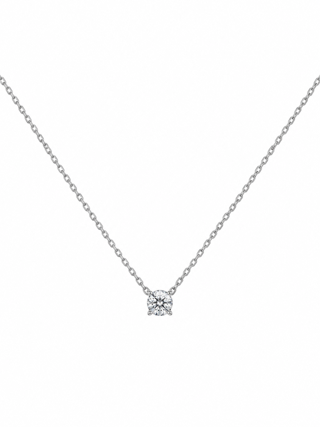 Geboortesteen ketting April | Diamant