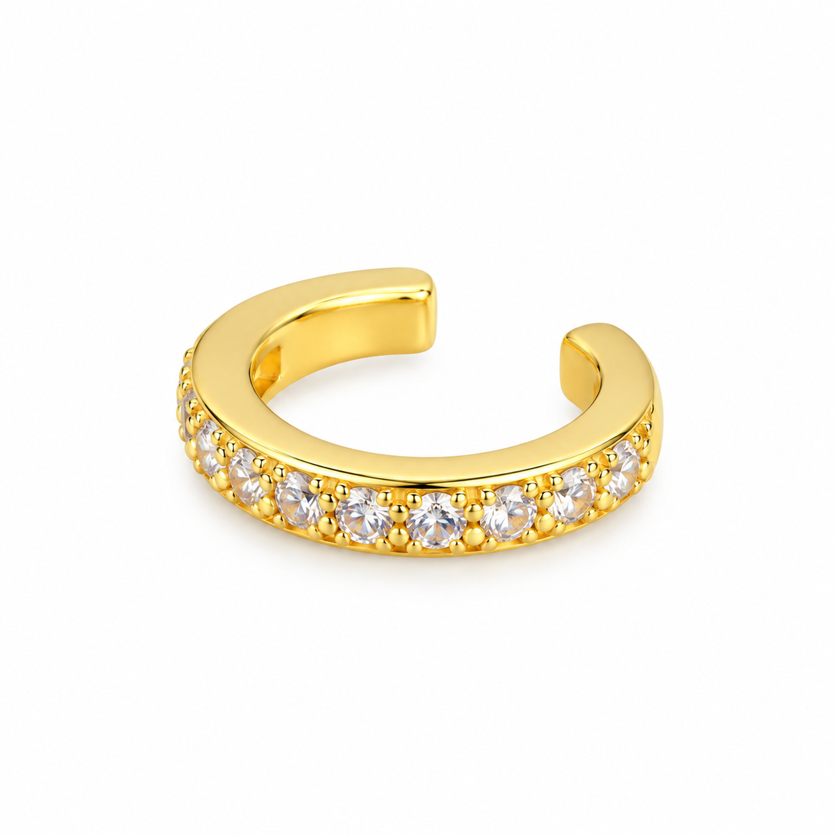Earcuff zirkonia gold