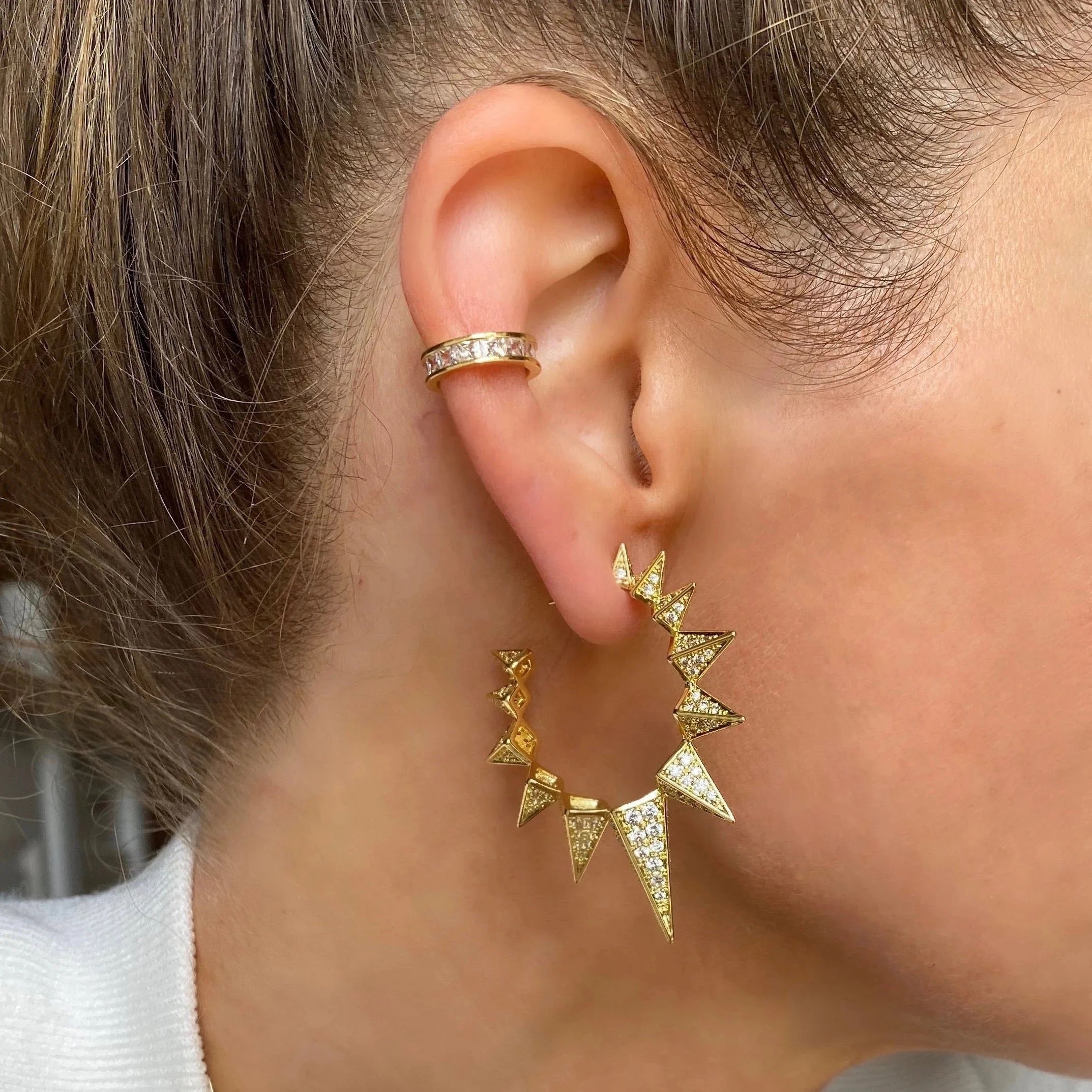 Spikes all arround  oorbellen