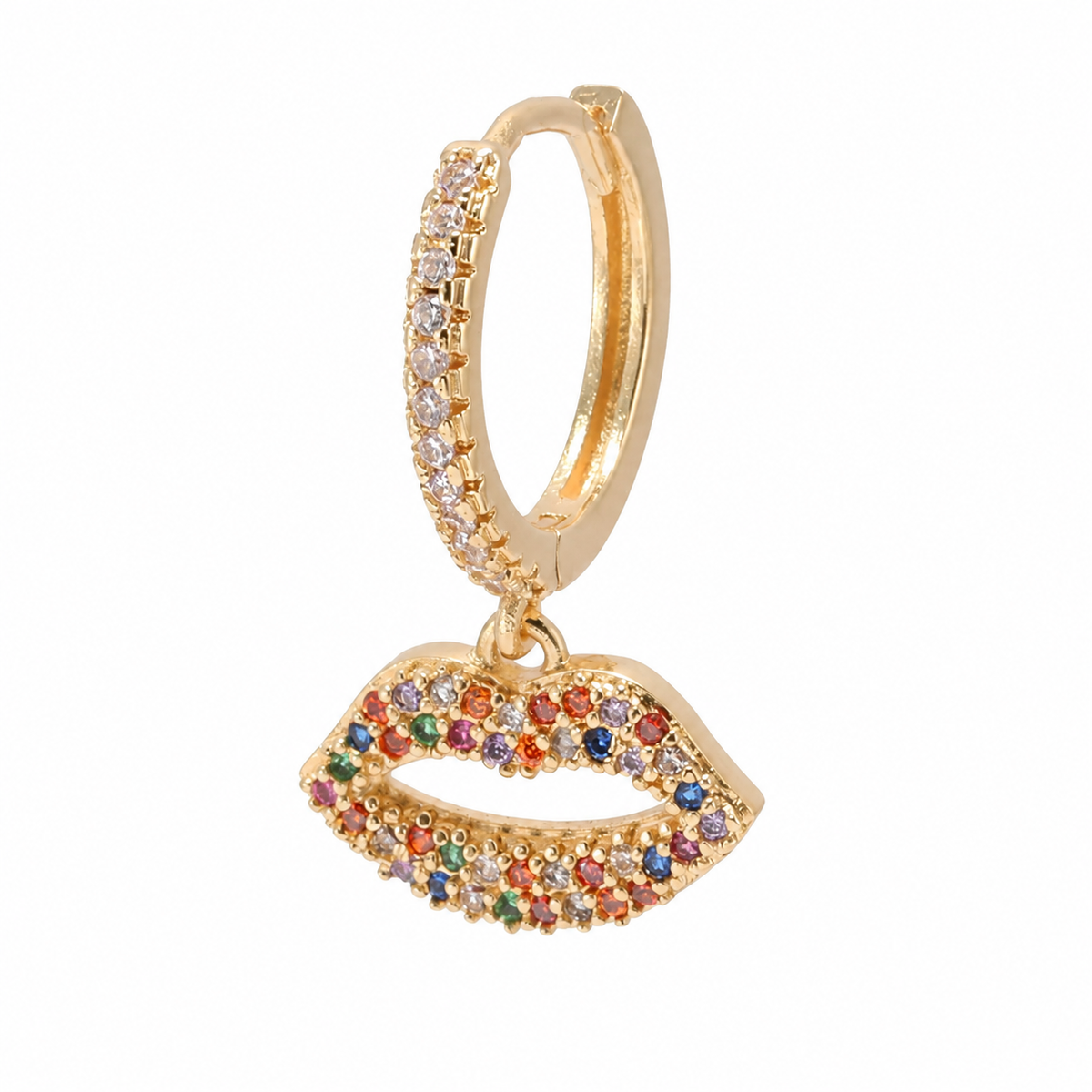 Kiss hoop oorbel