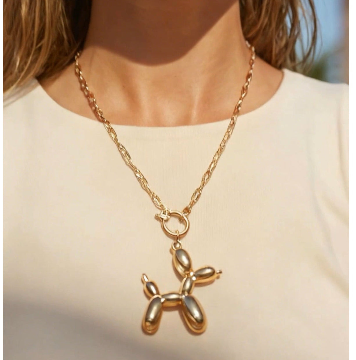 Bubble dog click ketting