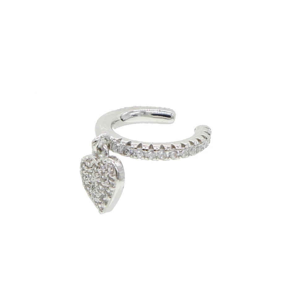 Hart Zirkonia earcufs
