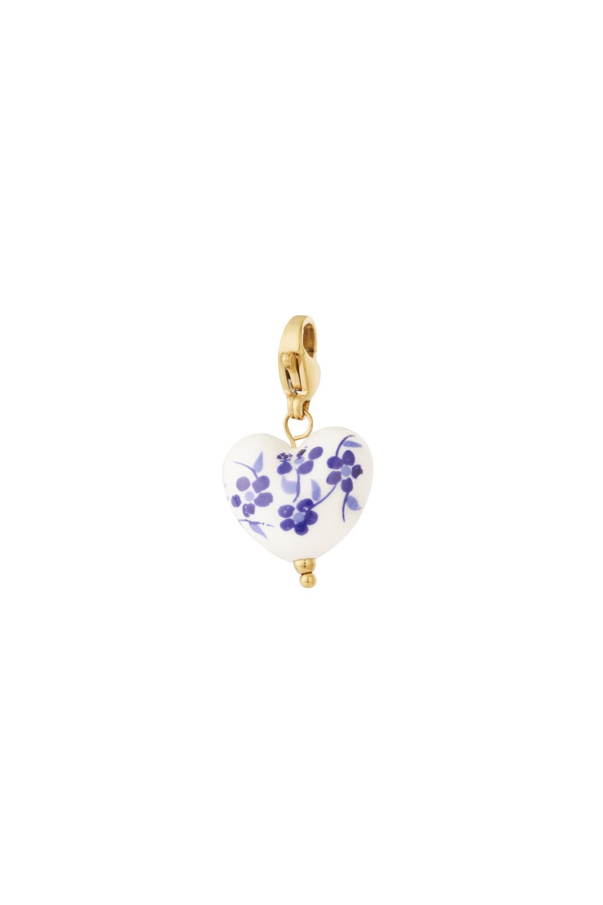Delfts blauw hart ketting