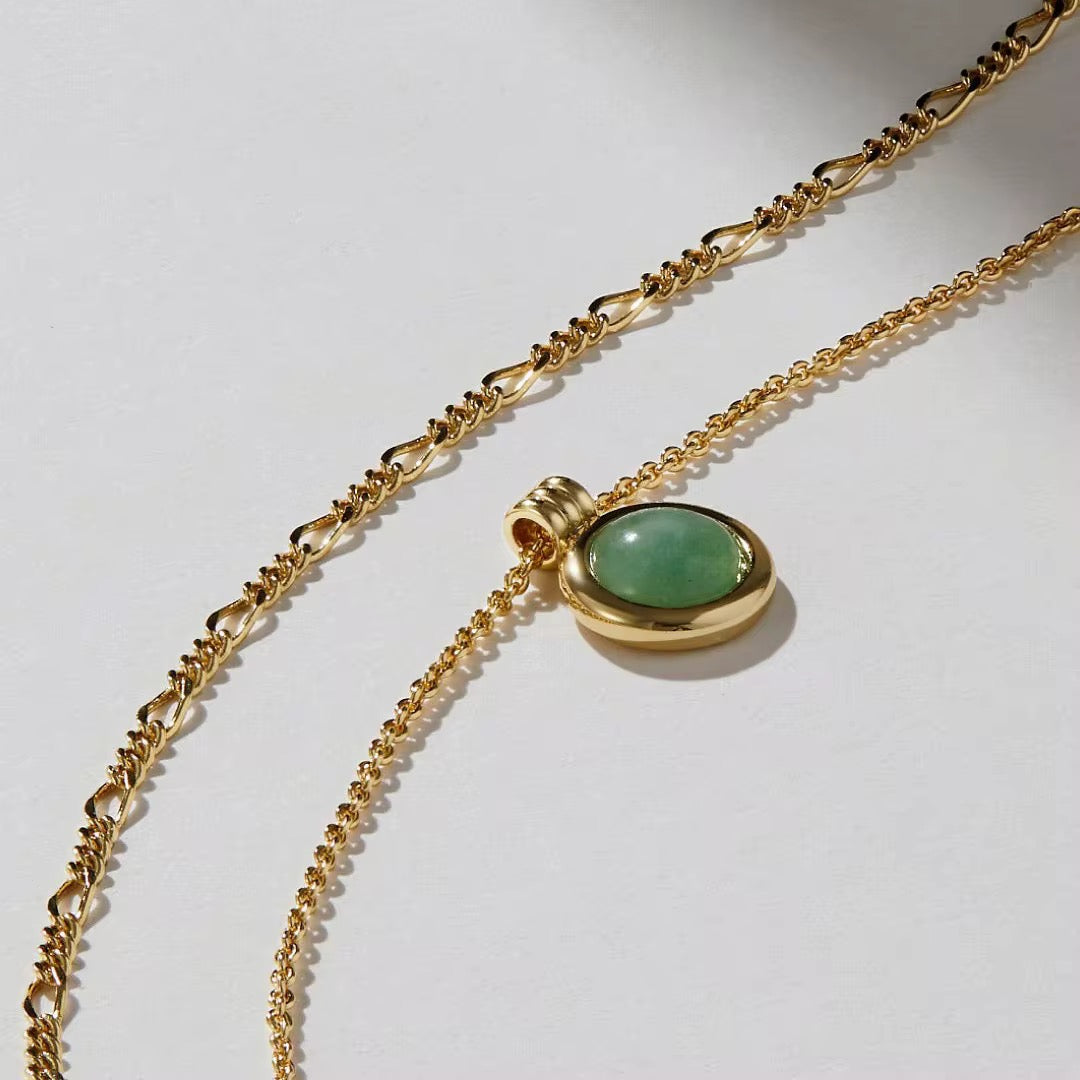 Collier Aventurine élégant
