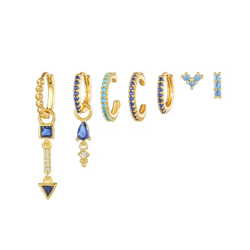 Blue Zirkonia Mix&Match set