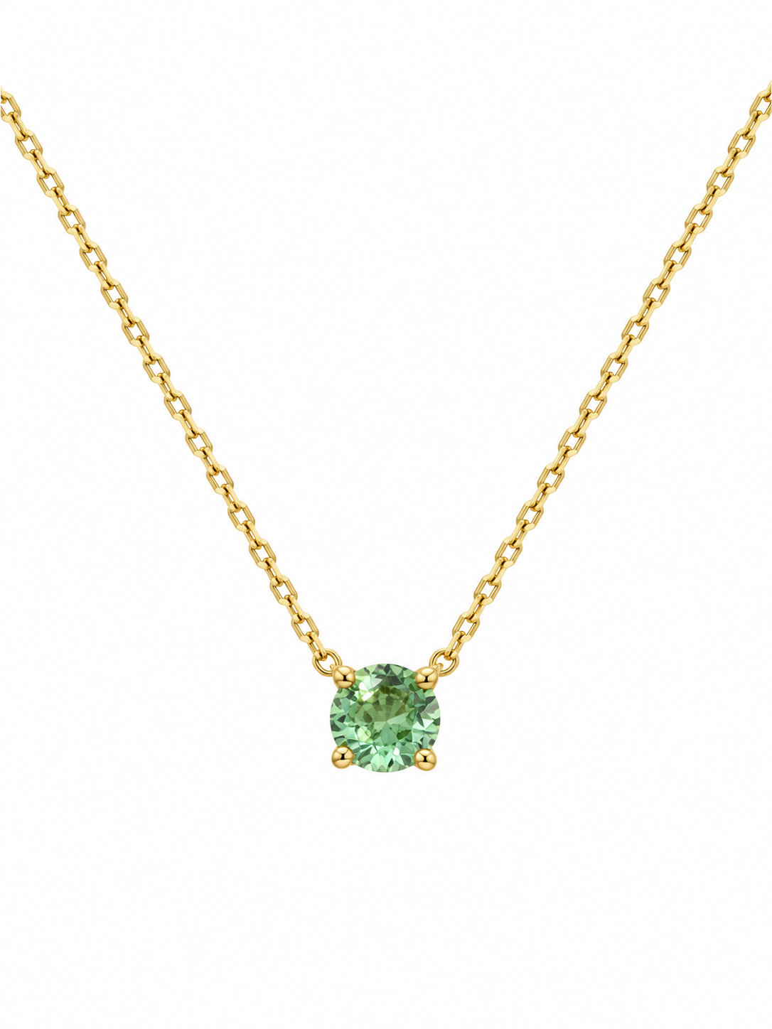 Geboortesteen ketting Augustus | Peridoot