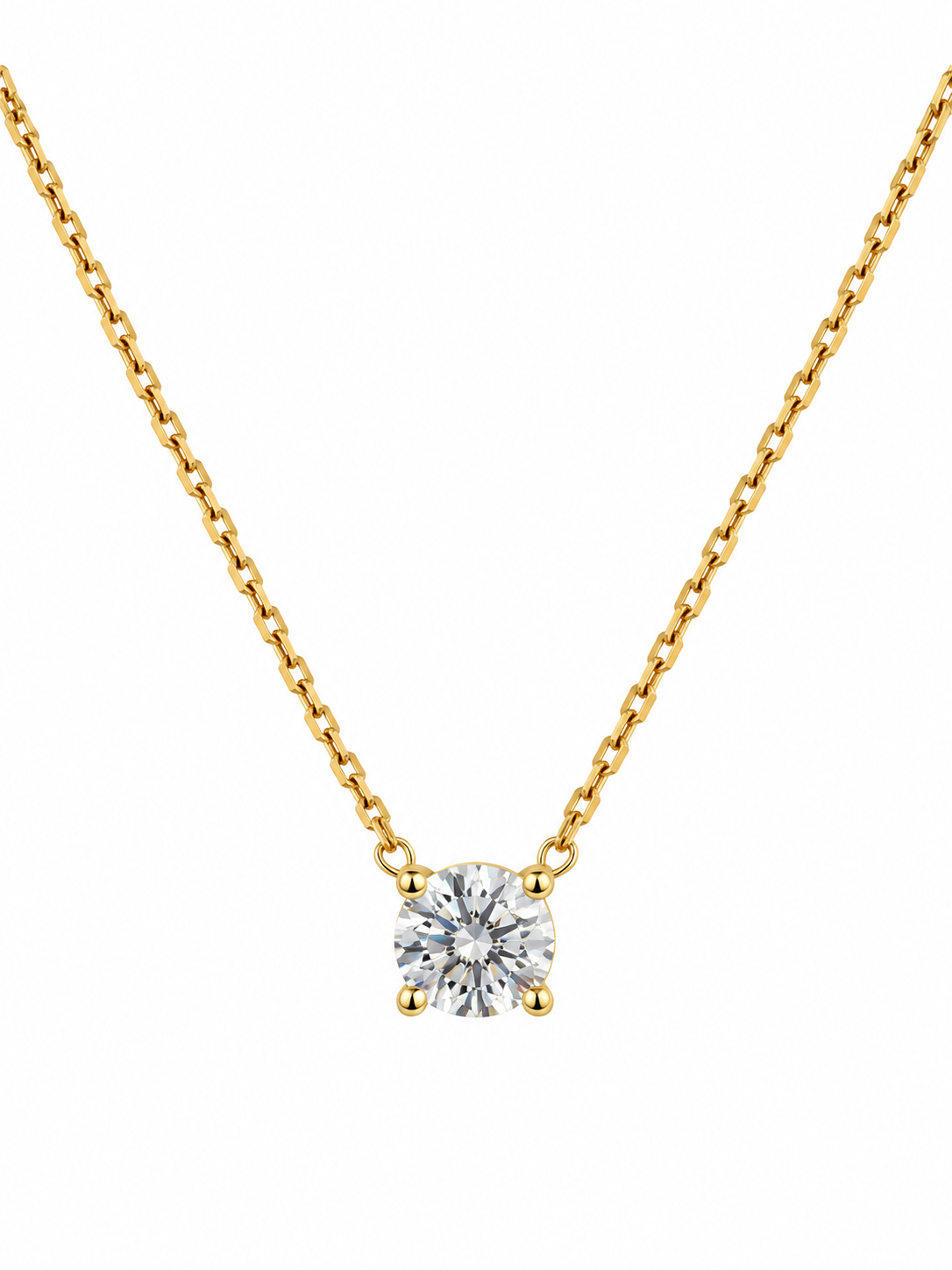 Geboortesteen ketting April | Diamant