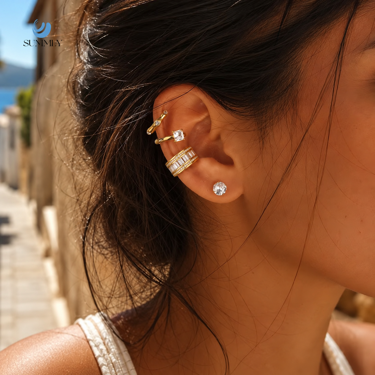 Earcuff Shiny Gold